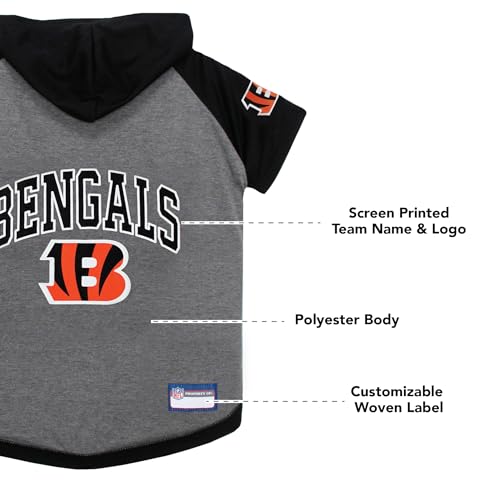 Cincinnati Bengals Hoodie Tee Shirt (Small / Cincinnati Bengals)