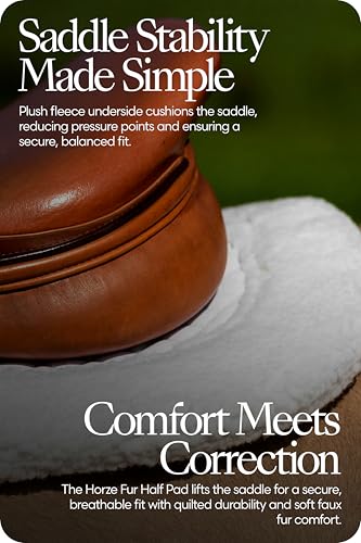 Fur Half Pad Durable (White / Horse)