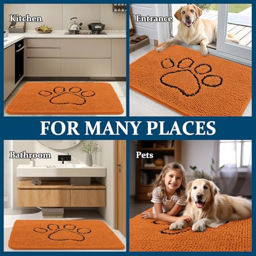 Dog Door Mat for Muddy Paws 48x30 (Clay / 48" X 30")