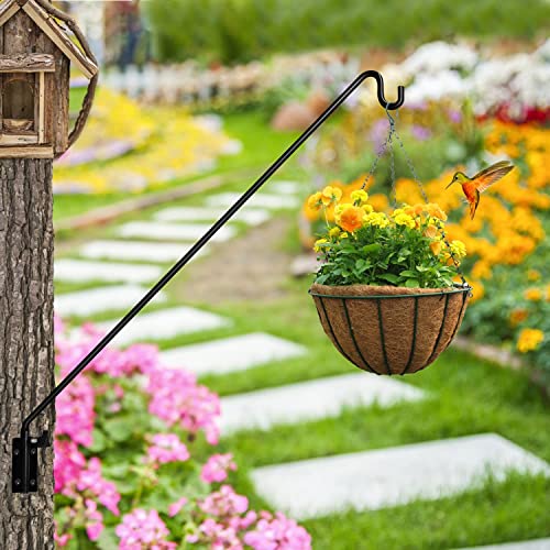 2 Packs Heavy Duty Extended Reach Wall Mounted Deck Hook Wall Pole (43in Long Wall Mounted Hook-2 Packs)
