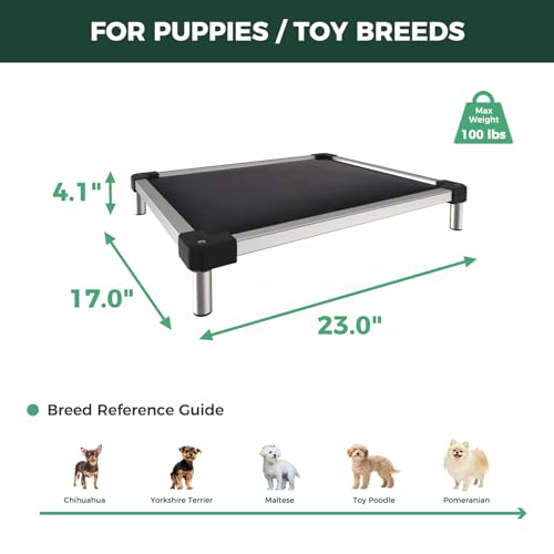 TitanNest Padded Chew (Black / XXS-Toy Dog (23.0"L x 17.0"W x 4.1"H))