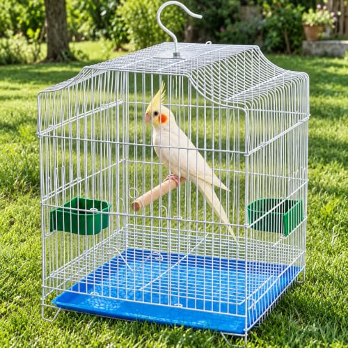 Small Bird Cage (13.0"L x 11.8"W x 17.7"H)
