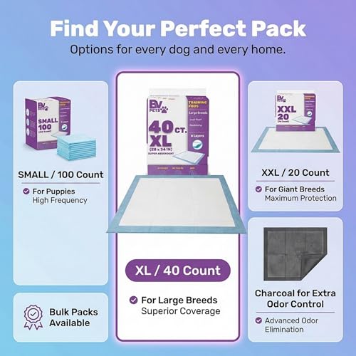 Puppy Pads XL 40 Count 34"x28" (XL / 40-Count (Standard))