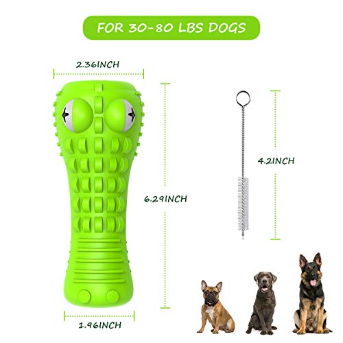 Dog Toys for Aggressive Chewers Large Medium Breed Indestructible Chew Toys (Grass Green)