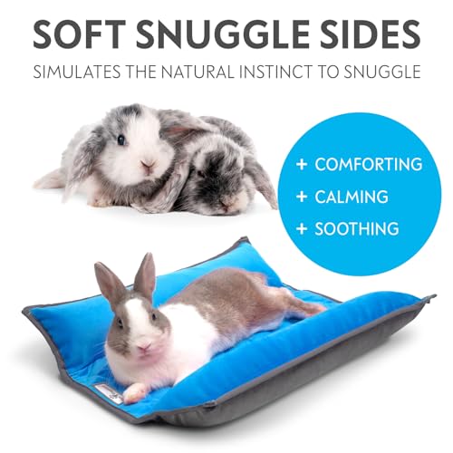 Snuggle Bunny Bolster Bed (Gray/Blue)