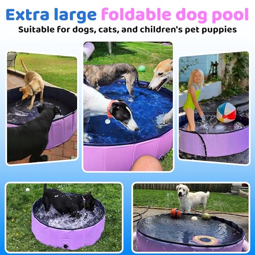 2025 Updated Foldable Dog Pool (71" / Updated-pink)