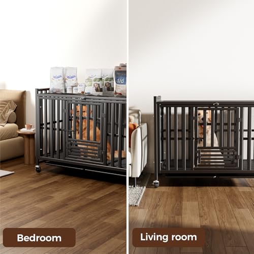 Heavy Duty Dog Crate (43.0"L x 27.0"W x 37.0"H)
