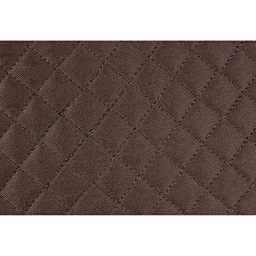 Adjustable Shock Absorbing Memory Foam Half Saddle Pad (Brown)