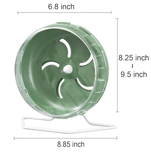 Silent Hamster Wheel 7 inch (Green)