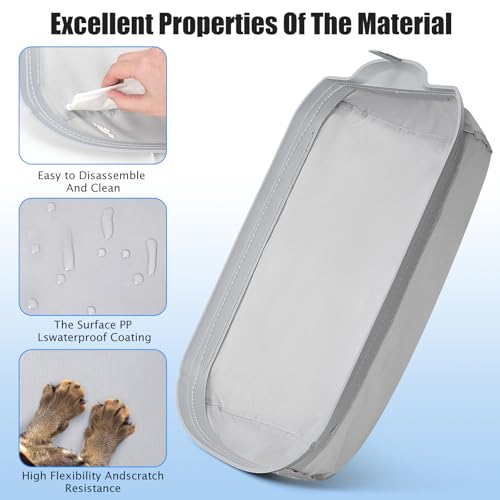 Cat Litter Box Waterproof Pad (Two Pack) (grey)