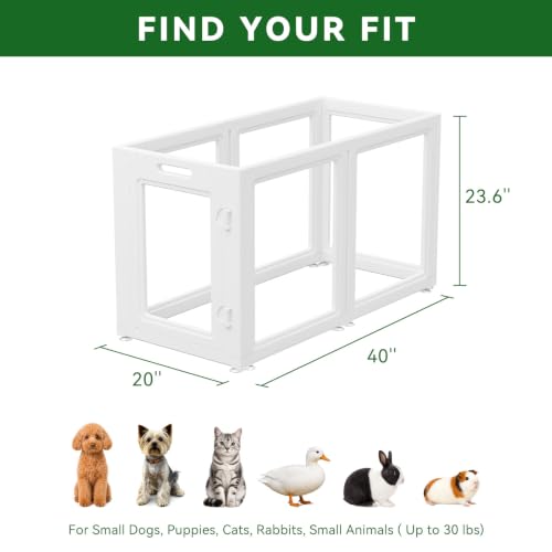 Dog Playpen with Door (24")