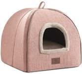 Cat Bed for Indoor Cats - Cat Cave Cat House Cats Tent with Removable Washable Cushioned Pillow, Soft and Self Kitten beds - Pet Explorer