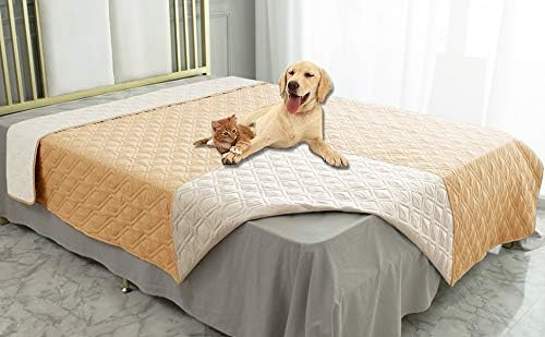 Ameritex Waterproof Dog Bed Cover Pet Blanket for Furniture Bed Couch Sofa Reversible - Pet Explorer