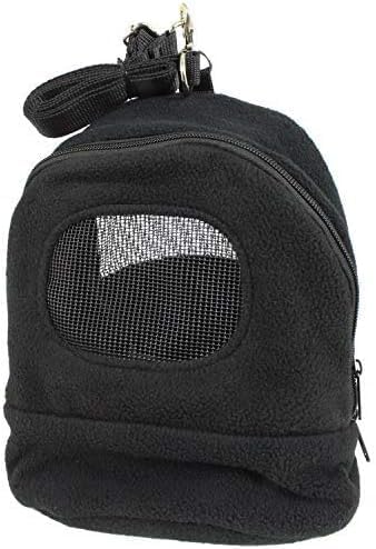 Kucci Carry Pouch - Fleece Travel Bonding Carrier Bag - for Sugar Gliders, Squirrels, Marmosets, Hamsters, Rodents, Rats, Reptiles & Other Small Pets (X-Large) - Pet Explorer