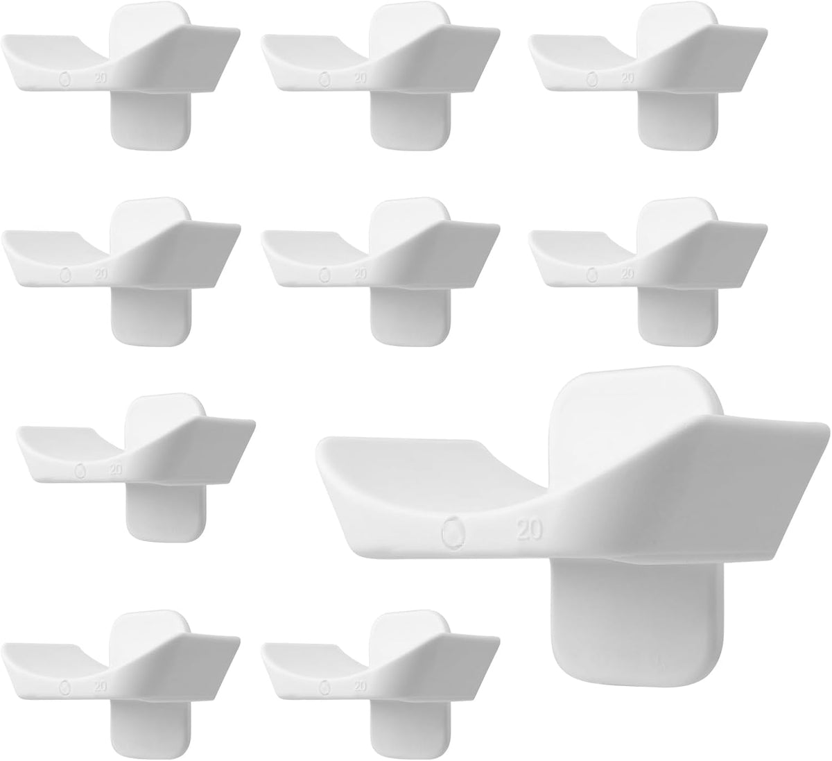 10Pcs Pinless Jump Cups Horse Competition Jump Cups 20mm Horse Jump Cups for Horse Jumper Equestrian Activities
