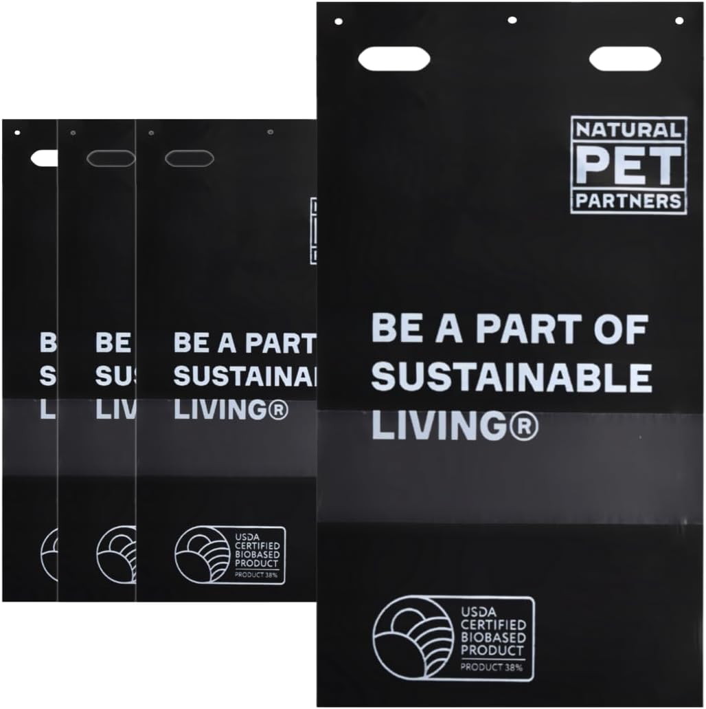 Commercial Pull-Strap Header Dog Poop Bags, 38% USDA Certified Plant-Based, Leak-Proof and Tear Resistant, For Parks, Apartments, and Public Pet Waste Stations, (3,200 Count) - Pet Explorer