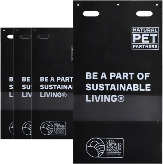 Commercial Pull-Strap Header Dog Poop Bags, 38% USDA Certified Plant-Based, Leak-Proof and Tear Resistant, For Parks, Apartments, and Public Pet Waste Stations, (3,200 Count) - Pet Explorer