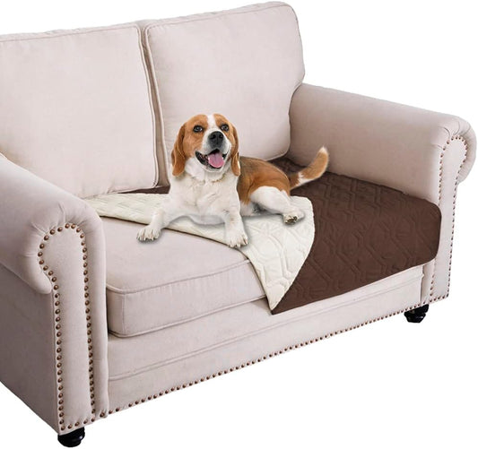 Ameritex Waterproof Dog Bed Cover Pet Blanket for Furniture Bed Couch Sofa Reversible - Pet Explorer