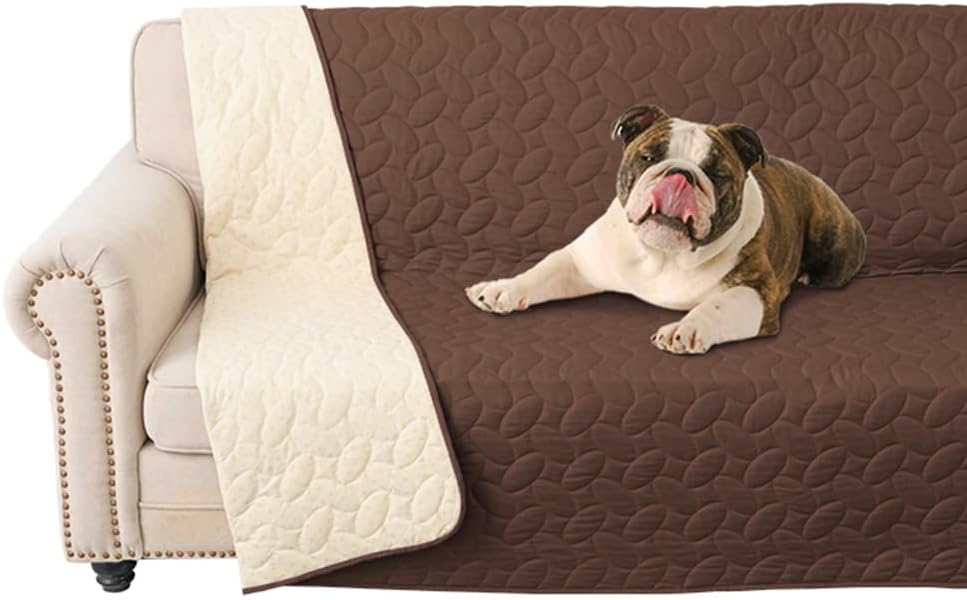 Ameritex Pet Bed Cover Dog Bed Blanket for Sofa and Furniture Waterproof New Pattern Design (52x82 Inch, Chocolate) - Pet Explorer
