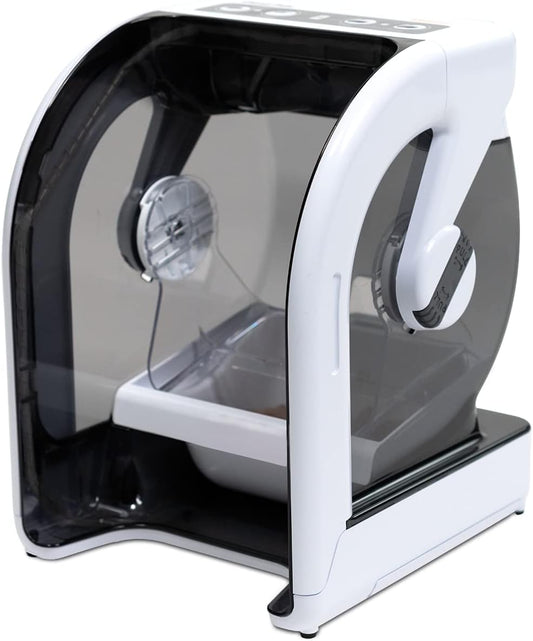 Closer Pets MiBowl Automatic Selective Microchip Smart Pet Feeder (CP500) - BPA and BHT Free Bowl with Enclosed Back for Small to Medium Cats and Small Dogs, White