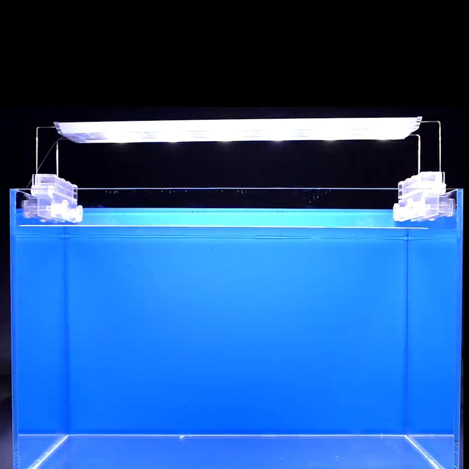 ELEBOX Aquarium Background Blue Black Fish Tank Background Picture 2 Sides Fish Backdrop for Aquarium Wallpaper 20" x 48" - Pet Explorer