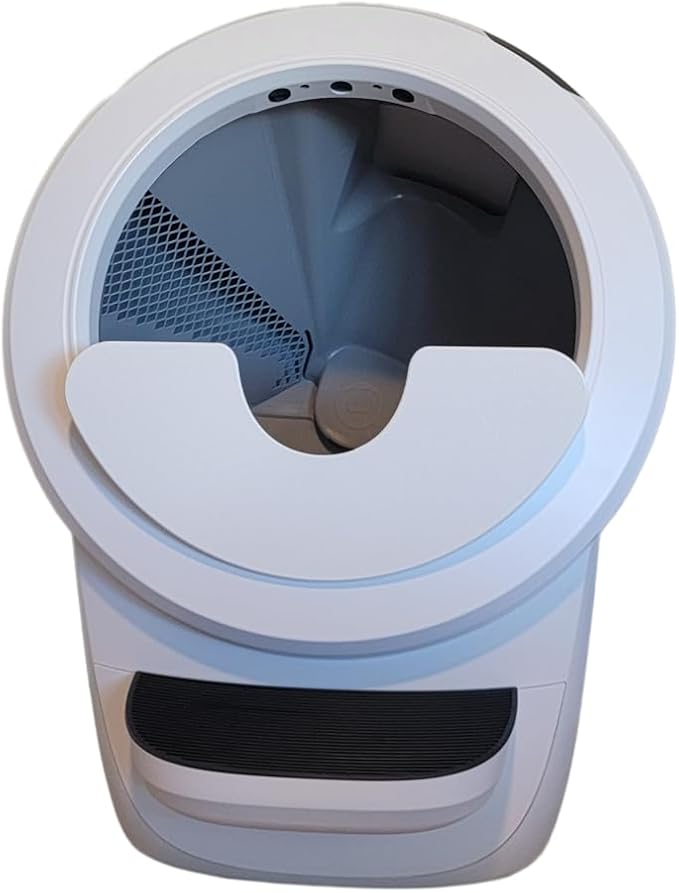 Max Shield for Litter-Robot 4 : Anti-Flicking, One-Piece Design - (White Max Shield)