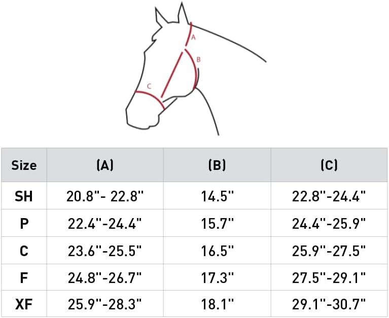 HORZE Adepto Adjustable Horse Halter | Soft, Durable Polyester - Coral Gold - Warmblood