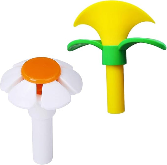2PCS Cat Fountain Replacement Flower Nozzle Head for Round Cubic Top Water Dispen Feeding & Watering Supplies