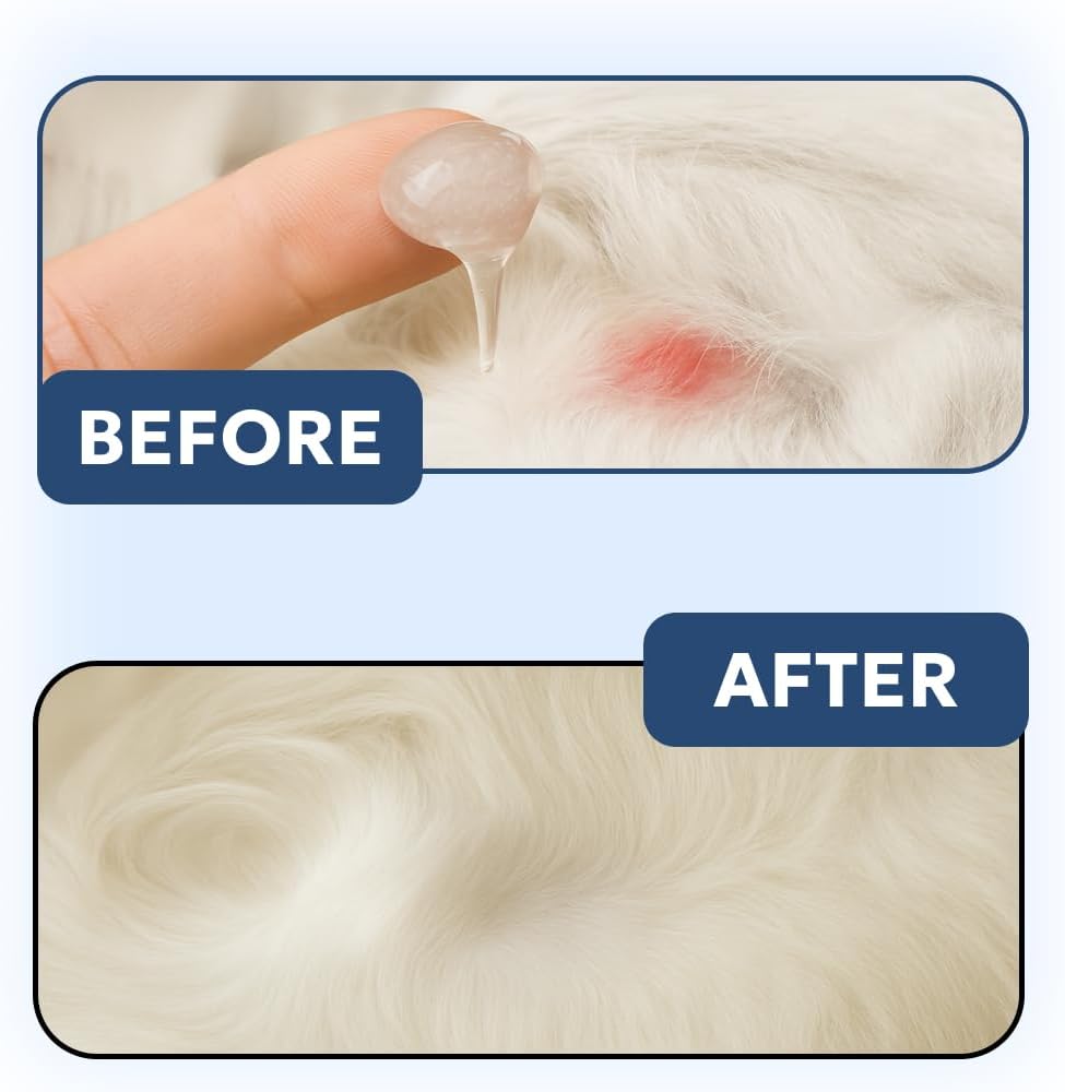 Forticept Clear Butter Dog Hot Spot Treatment Hydro Gel, Heals Dog Wound, Helps with Skin Yeast Infections, Ringworm, Insects Bites, Cuts, Rashes, Skin Allergy, 4 Ounces - Pet Explorer