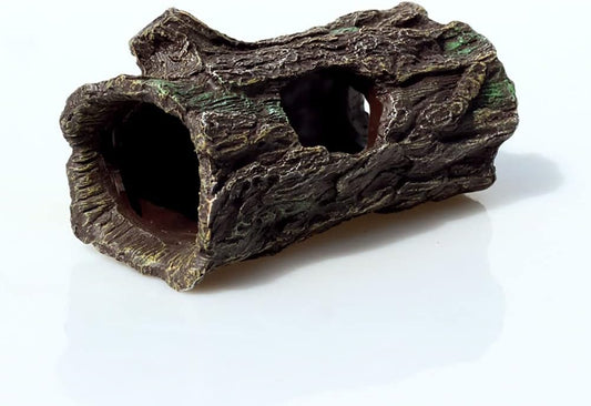 fazhongfa Reptile Hide Tree Trunk Lizard Snake Gecko Axolotl Spider Turtles Bearded Dragon Tank Accessories Large Hollow Log for Aquarium or Fish Tank Resin Wood Decorations Ornament - Pet Explorer