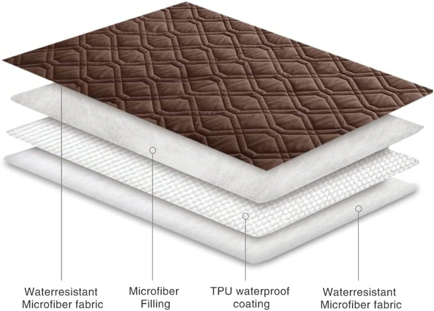 Ameritex Waterproof Blanket Reversible Dog Bed Cover Pet Blanket for Furniture Bed Couch Sofa - Pet Explorer
