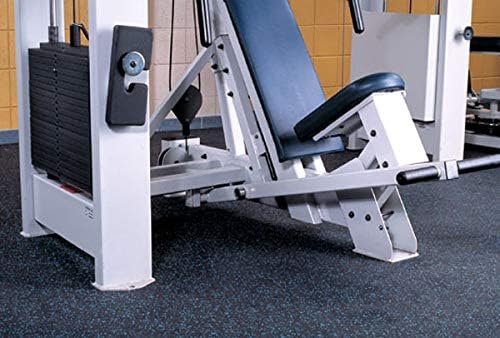 American Floor Mats 1/4in (7mm) Thick 10% Mocha 4' x 35' Heavy Duty Rubber Rolls, Protective Exercise Mats, Home Gym Rubber Flooring