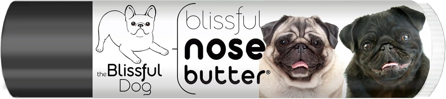 The Blissful Dog Pug Duo Unscented Nose Butter - Dog Nose Butter, 0.15 Ounce - Pet Explorer