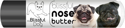 The Blissful Dog Pug Duo Unscented Nose Butter - Dog Nose Butter, 0.15 Ounce - Pet Explorer