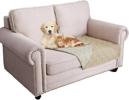 Ameritex Waterproof Dog Bed Cover Pet Blanket for Furniture Bed Couch Sofa Reversible - Pet Explorer