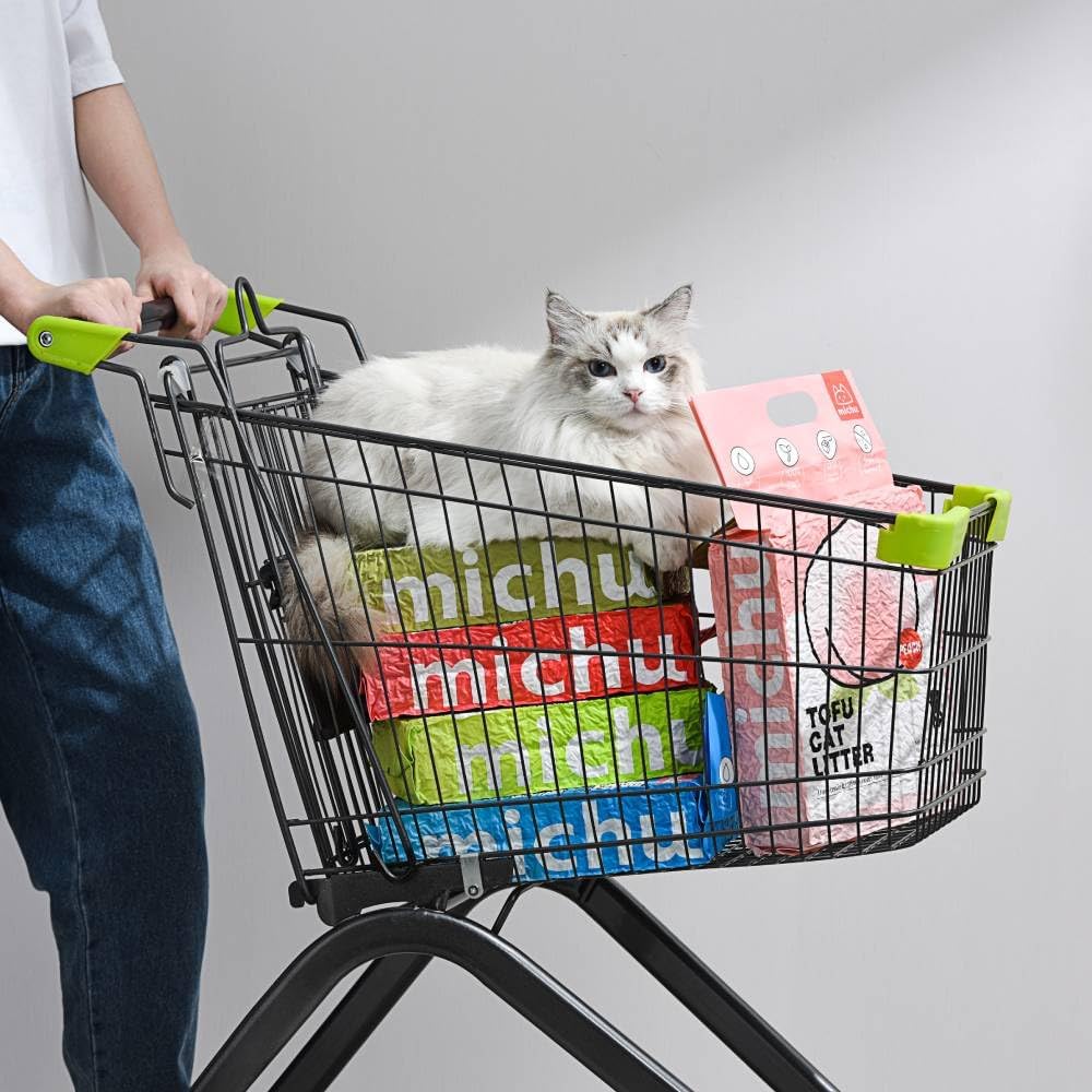 Tofu Cat Litter Natural Clumping Tofu Cat Litter, Fast Clumping and Easily Scoop-able 5.5lb/88oz 5 Scents - Original, 6 Pack