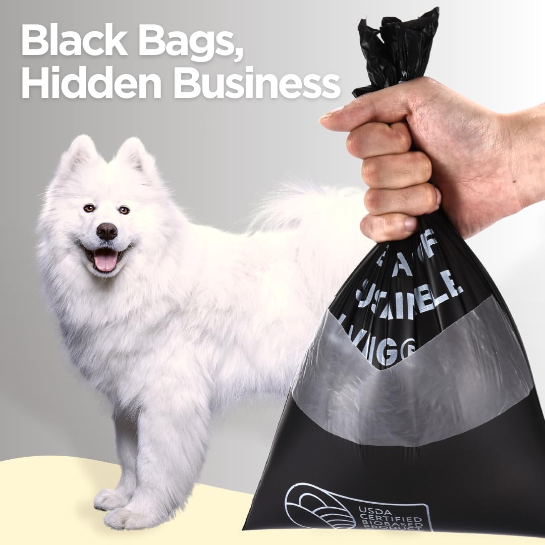 Commercial Pull-Strap Header Dog Poop Bags, 38% USDA Certified Plant-Based, Leak-Proof and Tear Resistant, For Parks, Apartments, and Public Pet Waste Stations, (3,200 Count) - Pet Explorer