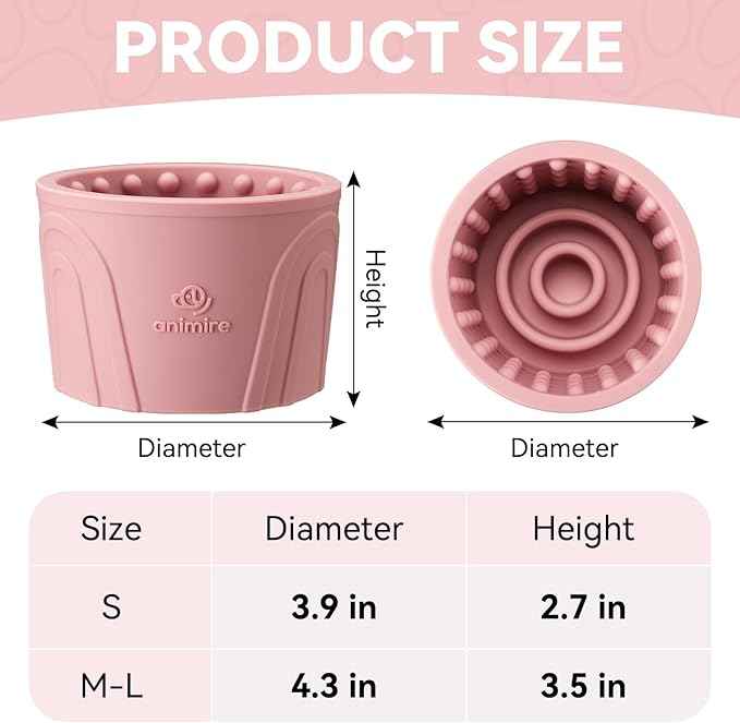 Dog Slow Feeder Lick Bowl, Anxiety Relief Dog Licking Mat Treat Dispenser, Non-Slip Anti-Choking Slow Eating Lick Bowl for Small Medium and Large Breed Dogs, BPA Free Silicone