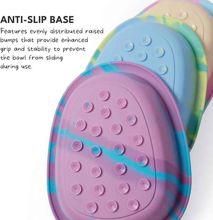 CHEWFFON Easter Dog & Cat Lick Mat Bowls, BPA-Free Silicone Slow Feeder Bowl with Suction Cups, Non Slip Pet Food Bowl Reduces Boredom and Anxiety, Dishwasher Safe, Cotton Candy