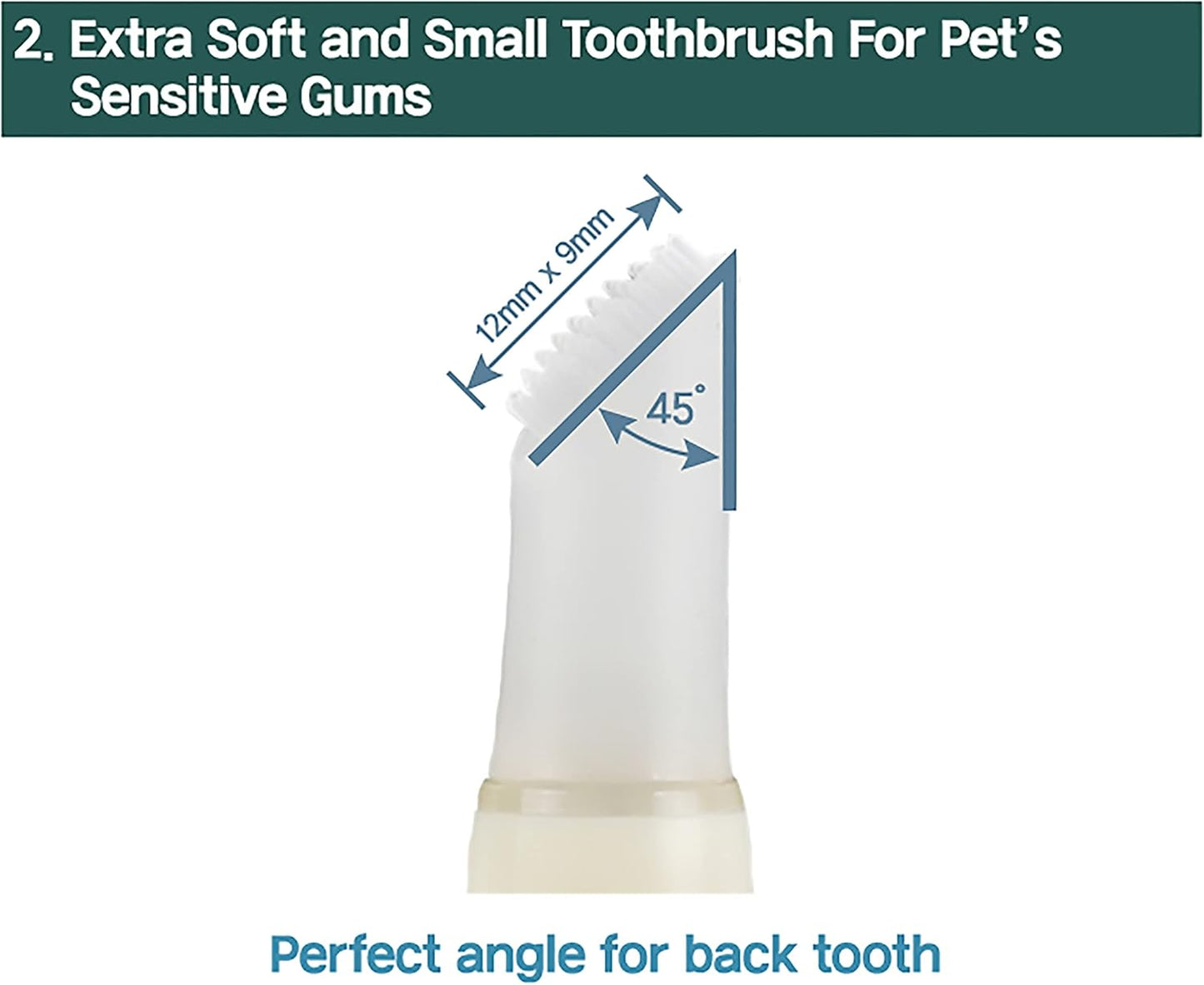 Cat Toothbrush & Toothpaste Kit – Flavor-Free Dental Gel for Cats – Finger Brush & Handle for Daily Oral Care – Plaque & Tartar Cleaning for Kittens and Adult Cats (1 Pack, 3 Count) - Pet Explorer