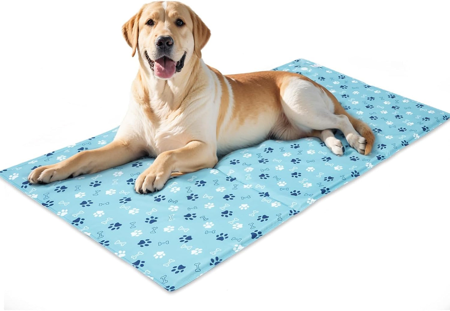 Ownpets Dog Cooling Mat, X-Large 43 x 27 Inch Thick and Waterproof Cooling Pad for Summer, Water-Filled Pet Mat for Large Dogs, Leakproof Design for Crate, Bed, Sofa, Floor and Car Seat - Pet Explorer