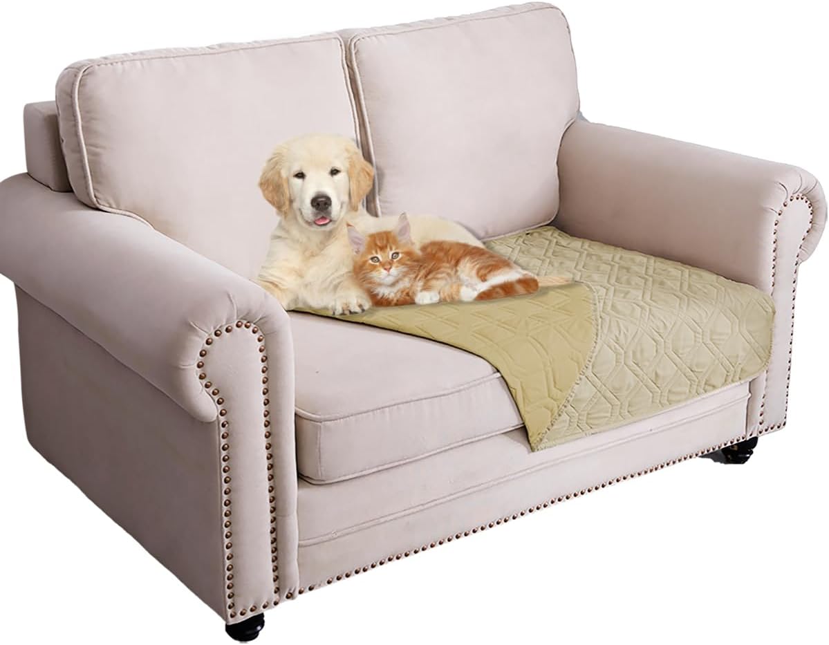 Ameritex Waterproof Dog Bed Cover Pet Blanket for Furniture Bed Couch Sofa Reversible - Pet Explorer