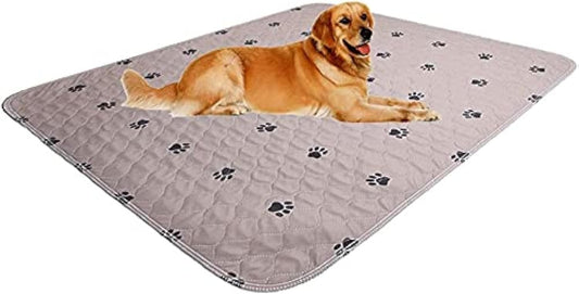 Washable Dog Pee Pads with Puppy Grooming Gloves,Puppy Pads,Reusable Pet Training Pads,Large Dog Pee Pad,Waterproof Pet Pads for Dog Bed Mat,Super Absorbing Whelping Pads - Pet Explorer