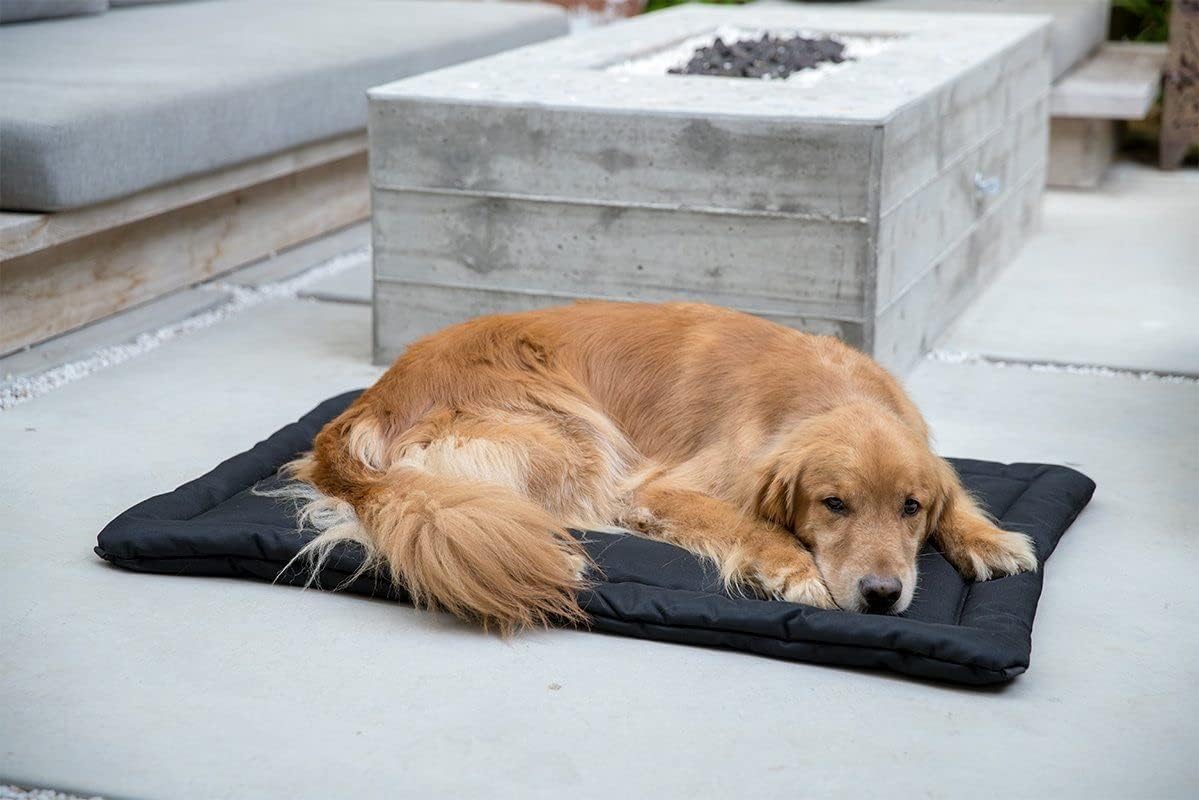 K9 Ballistics Tough Ripstop Dog Crate Pad - Durable & Machine Washable with Non-Skid Bottom and 120-Day Warranty, Fits 24" Wire Crates - X-Small, Blue Quartz