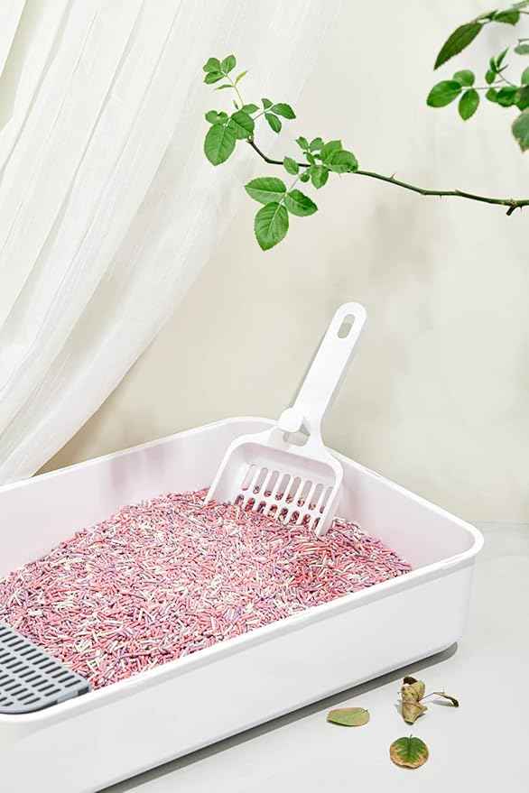 Tofu Cat Litter, Direct to Toliet, Natural and Biodegradable,Quick Clumping and Low Track, Dust Free, Strong Deodorizer with Maximum Water Solubility (6lb×4bags)