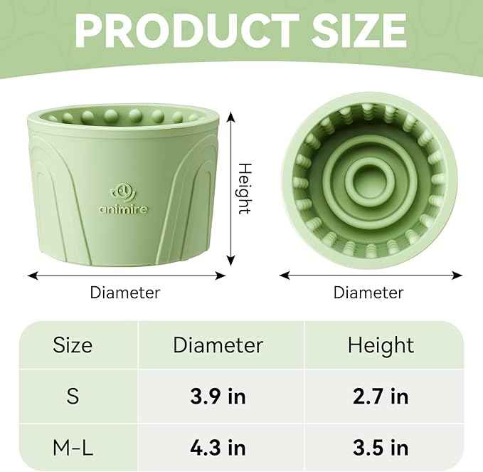 Dog Slow Feeder Lick Bowl, Anxiety Relief Dog Licking Mat Treat Dispenser, Non-Slip Anti-Choking Slow Eating Lick Bowl for Small Medium and Large Breed Dogs, BPA Free Silicone