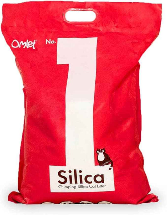 Omlet Silica Clumping Cat Litter | Ultra Hygienic, Absorbent & Sustainable | Excellent Odour Control and High Absorbency | No. 1 - Silica - 7 lbs. 11 oz.