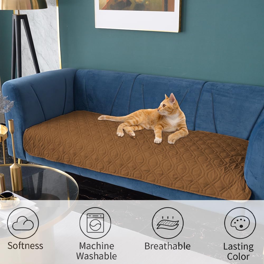 Ameritex Waterproof Dog Bed Cover Pet Blanket for Furniture Bed Couch Sofa Reversible - Pet Explorer
