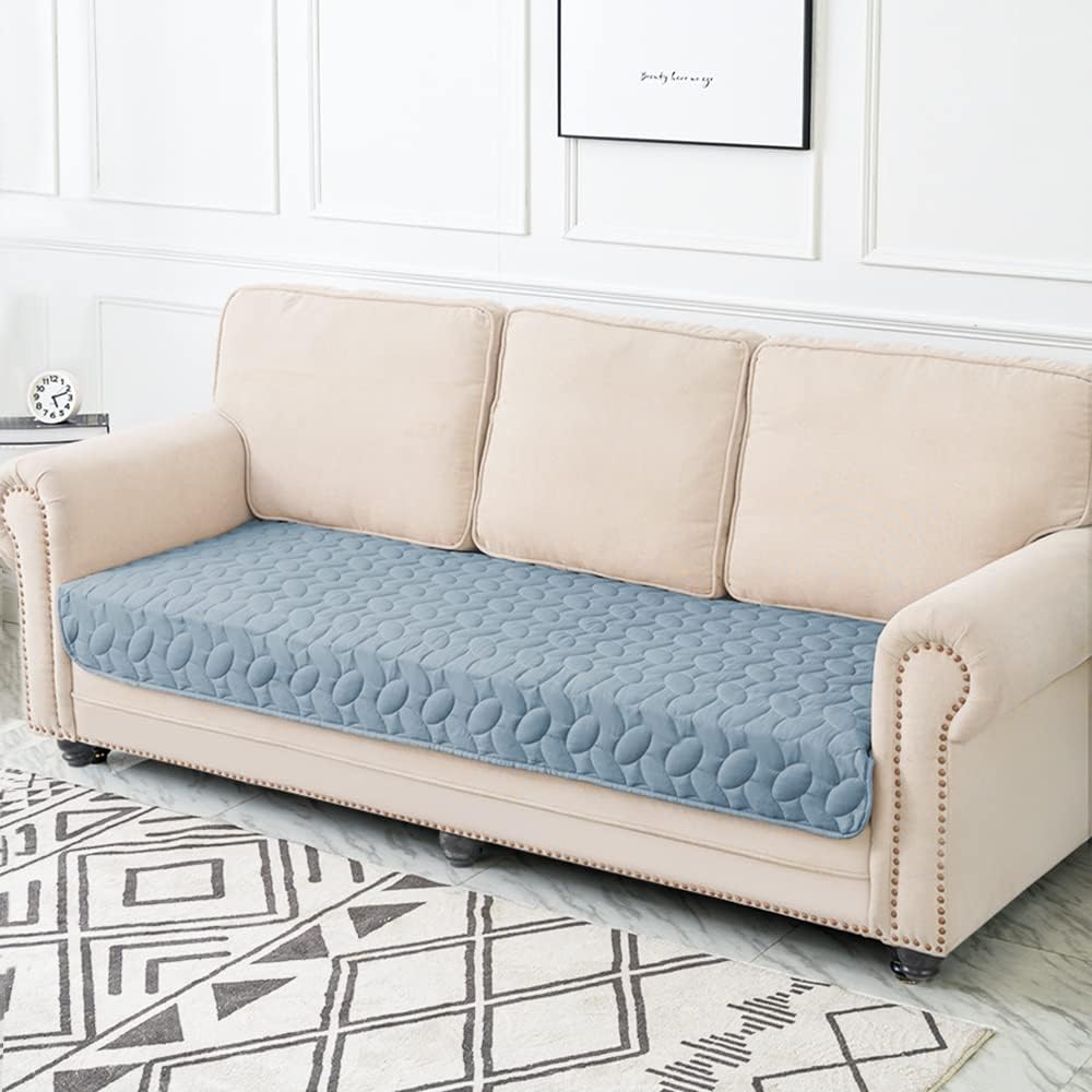 Ameritex Pet Bed Cover Dog Bed Blanket for Sofa and Furniture Waterproof New Pattern Design (30x70 Inch, Light Blue) - Pet Explorer