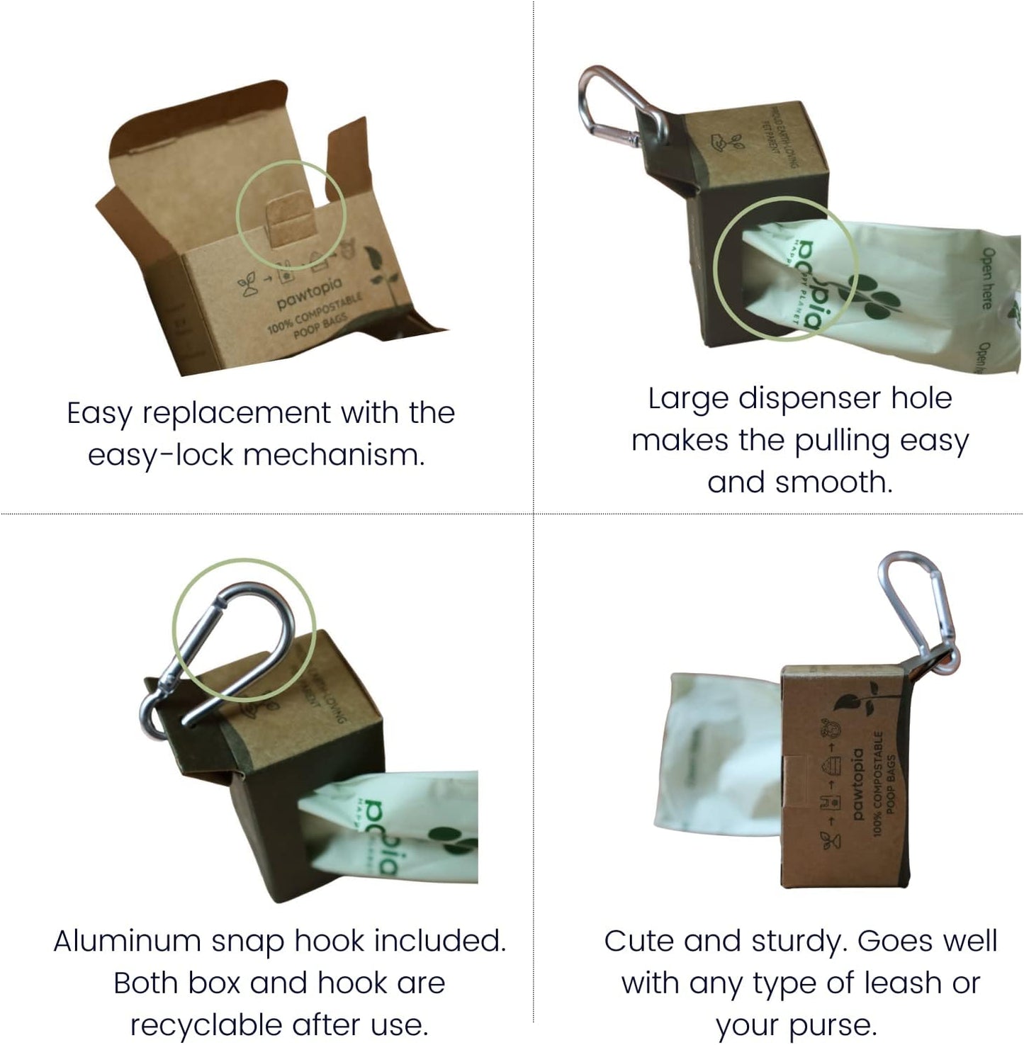 Biodegradable Dog Poop Bags, 60 Count, Certified Home Compostable, Leak-Proof, Easy Open, Standard Size, Supports Sustainable Living - Pet Explorer